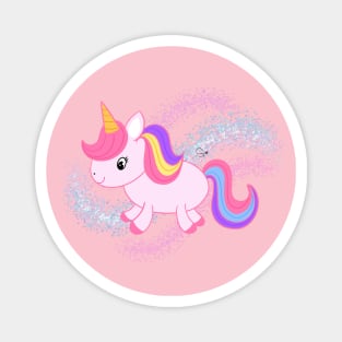 Cute Unicorn Art Magnet